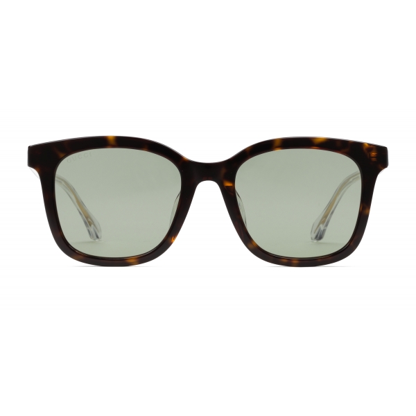Gucci - Specialized Fit Square Acetate Sunglasses - Tortoiseshell - Gucci Eyewear