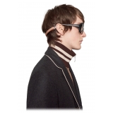 Gucci - Round-Frame Acetate Glasses with Elastic - Black - Gucci Eyewear