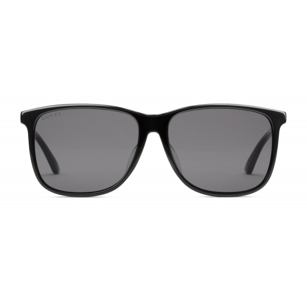 Gucci - Occhiali da Sole Rettangolari in Acetato dalla Vestibilità Ottimale - Nero - Gucci Eyewear