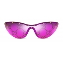 Gucci - Occhiali da Sole Cat-Eye a Mascherina - Rosa - Gucci Eyewear