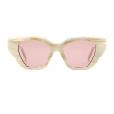 Gucci - Cat-Eye Acetate Sunglasses - Light Brown Pink - Gucci Eyewear