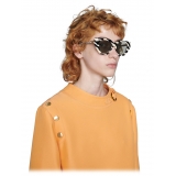 Gucci - Occhiali da Sole Cat-Eye in Acetato - Zebrato - Gucci Eyewear