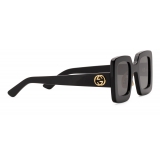 Gucci - Square Acetate Sunglasses - Black Grey - Gucci Eyewear