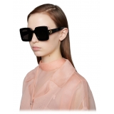Gucci - Occhiali da Sole Quadrati in Acetato - Nero Grigio - Gucci Eyewear