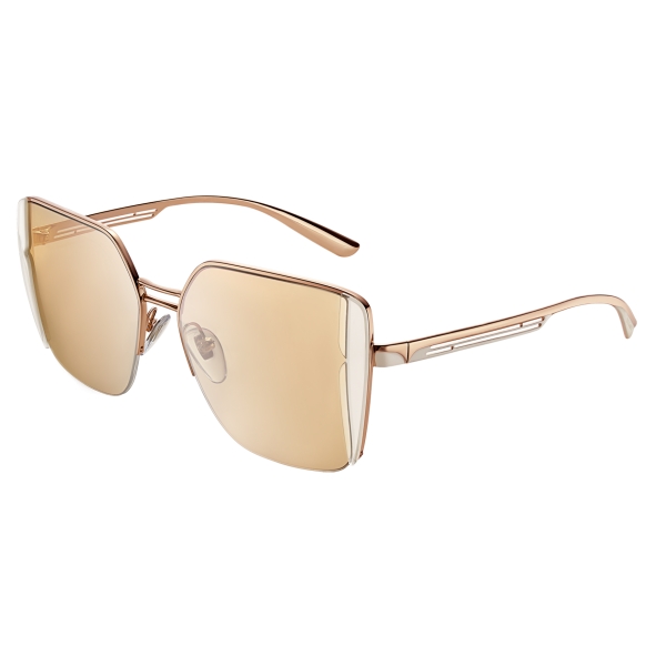 Bulgari - B.Zero1 - Occhiali da Sole Squadrati B.Purebright - Rosa - B.Zero1 Collection - Occhiali da Sole - Bulgari Eyewear