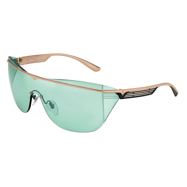 Bulgari - B.Zero1 - Occhiali da Sole a Mascherina B.Supercurve - Verde - B.Zero1 Collection - Occhiali da Sole - Bulgari Eyewear