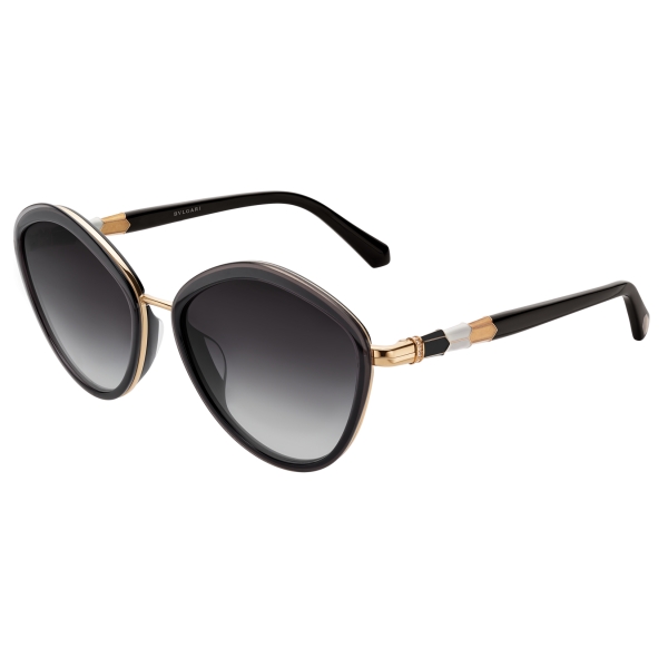 Bulgari - Serpenti - Occhiali da Sole Rotondi - Nero - Serpenti Collection - Occhiali da Sole - Bulgari Eyewear