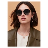 Bulgari - Serpenti - Rounded Sunglasses - Black - Serpenti Collection - Sunglasses - Bulgari Eyewear