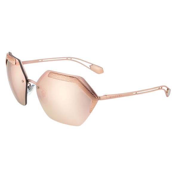 Bulgari - Serpenteyes Revolution - Occhiali da Sole Esagonale Avvolgente - Rosa - Serpenti Collection - Bulgari Eyewear