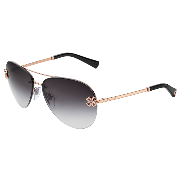 bvlgari sunglasses flowers side