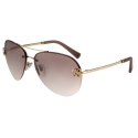 Bulgari - Fiorever - Double Bridge Aviator Sunglasses - Bronze - Fiorever Collection - Sunglasses - Bulgari Eyewear
