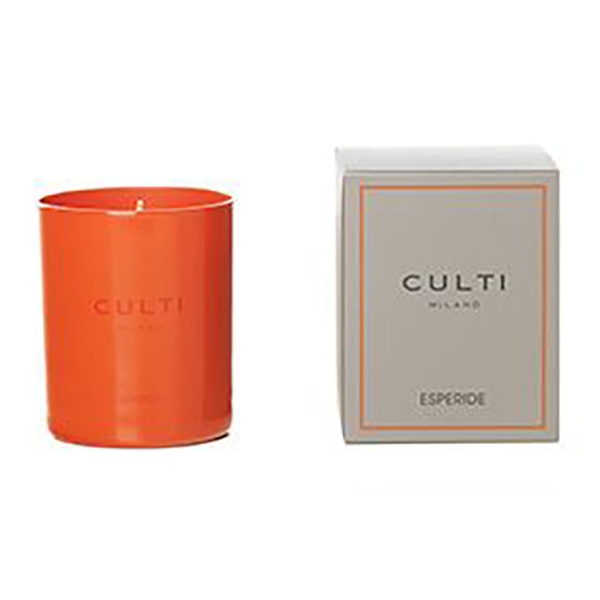 Culti Milano - Candela Color 250 gr - Esperide - Profumi d'Ambiente - Arancione - Fragranze - Luxury