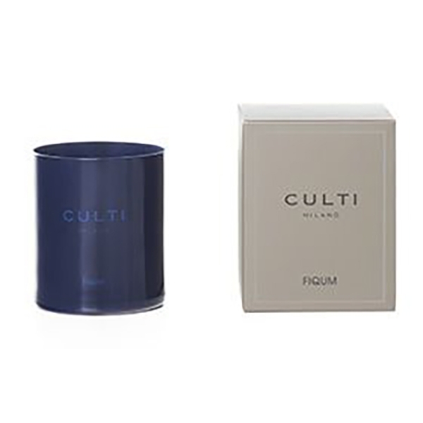 Culti Milano - Candela Color 250 gr - Fiqum - Profumi d'Ambiente - Blu - Fragranze - Luxury