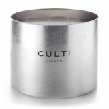Culti Milano - Candle Alter Ego Silver 5700 g - Ebano - Room Fragrances - Fragrances - Luxury