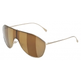 Fendi - FF Family - Shield Sunglasses - Brown - Sunglasses - Fendi Eyewear