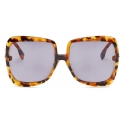 Fendi - Promeneye - Oversize Square Sunglasses - Light Havana - Sunglasses - Fendi Eyewear