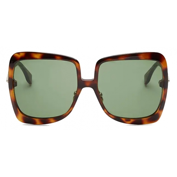 Fendi - Promeneye - Oversize Square Sunglasses - Dark Havana - Sunglasses - Fendi Eyewear