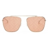 Fendi - FF Family - Square Caravan Sunglasses - Gold Orange - Sunglasses - Fendi Eyewear
