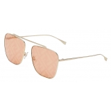 Fendi - FF Family - Square Caravan Sunglasses - Gold Orange - Sunglasses - Fendi Eyewear