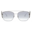 Fendi - Ffreedom - Occhiali da Sole Squadrata - Argento - Occhiali da Sole - Fendi Eyewear