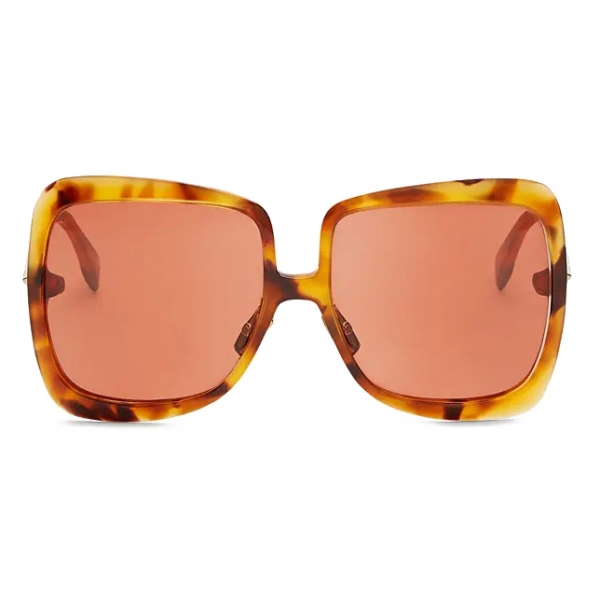 Fendi - Promeneye - Oversize Square Sunglasses - Havana Pink - Sunglasses - Fendi Eyewear
