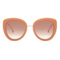 Fendi - F is Fendi - Occhiali da Sole Rotondi - Arancione - Occhiali da Sole - Fendi Eyewear