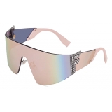 Fendi - Ffreedom - Mask Sunglasses - Pink - Sunglasses - Fendi Eyewear