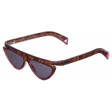 Fendi - Ffluo - Cat Eye Sunglasses - Brown - Sunglasses - Fendi Eyewear