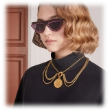 Fendi - Ffluo - Occhiali da Sole Cat-Eye - Marrone - Occhiali da Sole - Fendi Eyewear