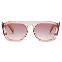 Fendi - Ffreedom - Occhiali da Sole Squadrata - Rosa - Occhiali da Sole - Fendi Eyewear