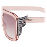 Fendi - Ffreedom - Occhiali da Sole Squadrata - Rosa - Occhiali da Sole - Fendi Eyewear