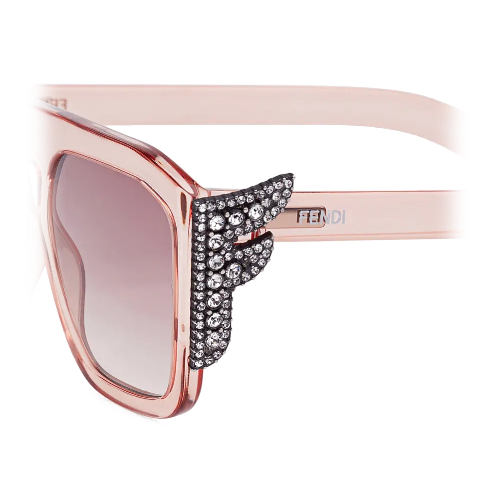 Fendi Women's Fendi Roma 50mm Square Sunglasses - Pink