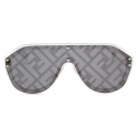 Fendi - Fendi Fabulous - Occhiali da Sole Maschera - Oro Grigio - Occhiali da Sole - Fendi Eyewear