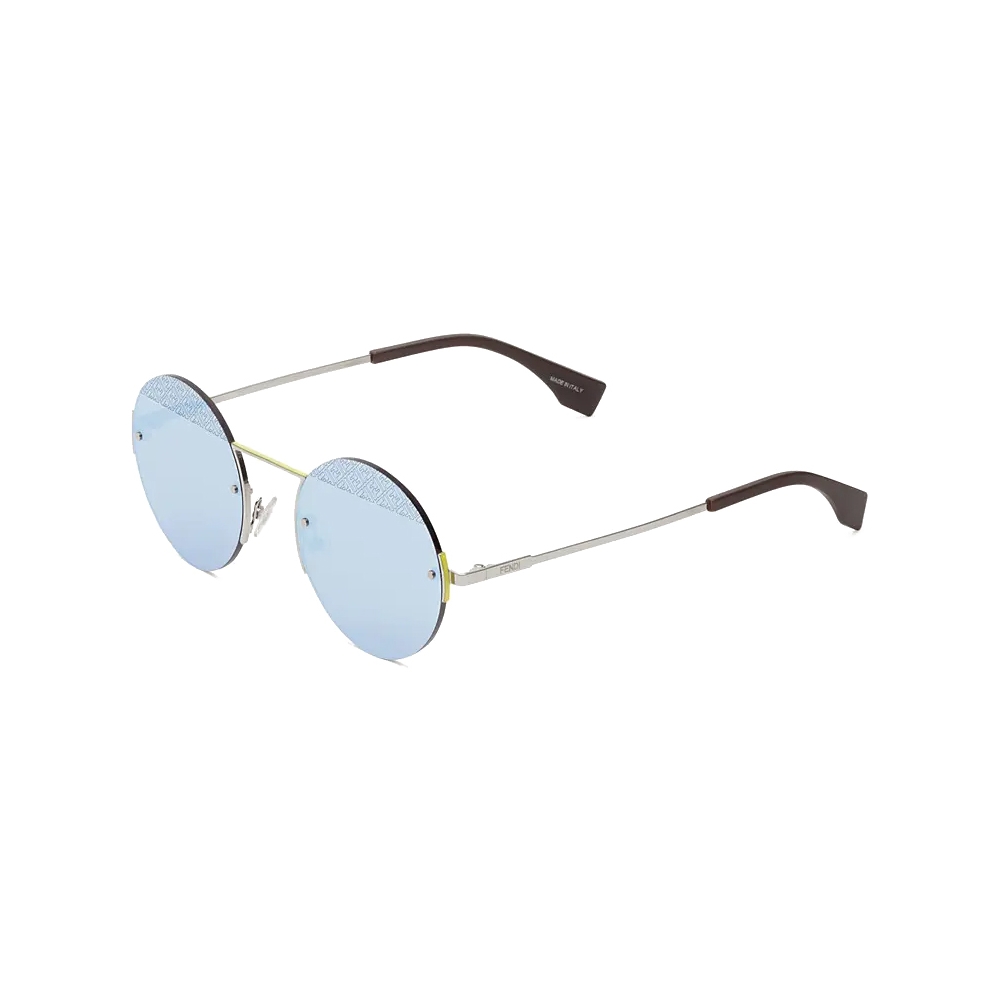 Fendi - FS Fendi Sky - Rectangular Sunglasses - Light Blue - Sunglasses - Fendi  Eyewear - Avvenice
