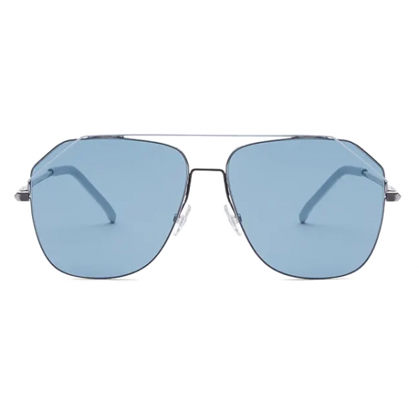 Fendi - FendiFiend - Caravan Sunglasses - Ruthenium Blue - Sunglasses - Fendi Eyewear