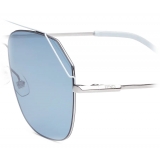 Fendi - FendiFiend - Caravan Sunglasses - Ruthenium Blue - Sunglasses - Fendi Eyewear