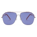 Fendi - FendiFiend - Occhiali da Sole Caravan - Oro Chiaro Arancione - Occhiali da Sole - Fendi Eyewear