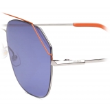 Fendi - FendiFiend - Occhiali da Sole Caravan - Oro Chiaro Arancione - Occhiali da Sole - Fendi Eyewear