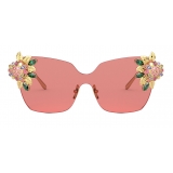 Dolce & Gabbana - Blooming Sunglasses - Red Gold - Dolce & Gabbana Eyewear
