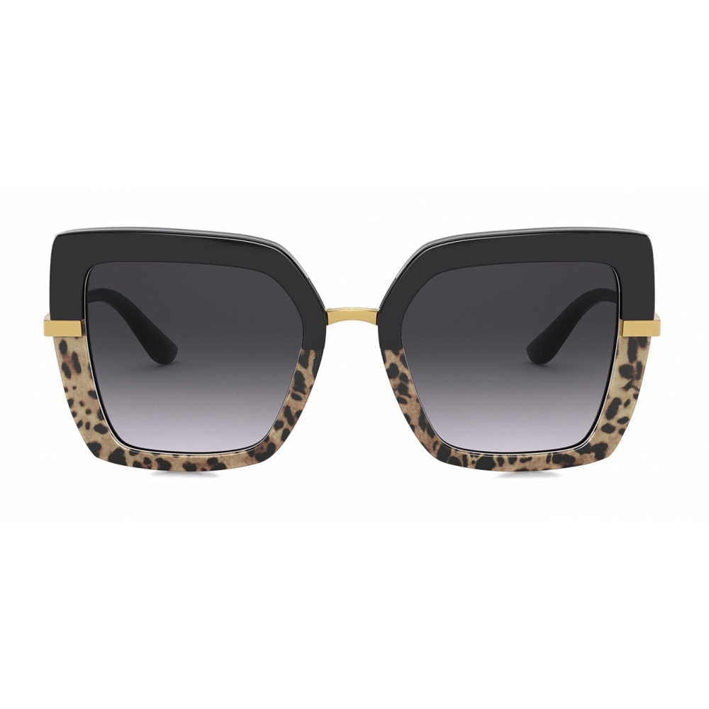 Dolce & Gabbana - Half Print Sunglasses - Black - Dolce & Gabbana ...