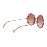 Dolce & Gabbana - Plisse Sunglasses - Pink - Dolce & Gabbana Eyewear