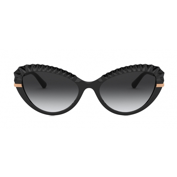 Dolce & Gabbana - Plisse Sunglasses - Black - Dolce & Gabbana Eyewear