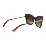 Dolce & Gabbana - Half Print Sunglasses - Havana - Dolce & Gabbana Eyewear