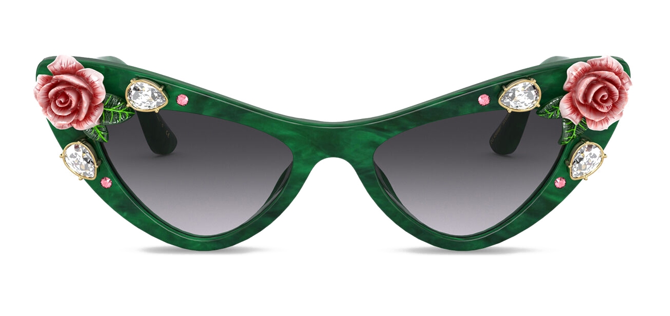 dolce and gabbana green sunglasses