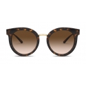 Dolce & Gabbana - Double Line Sunglasses - Havana - Dolce & Gabbana Eyewear