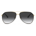 Dolce & Gabbana - Slim Sunglasses - Gold Black - Dolce & Gabbana Eyewear