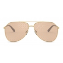 Dolce & Gabbana - Slim Sunglasses - Gold - Dolce & Gabbana Eyewear