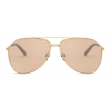 Dolce & Gabbana - Slim Sunglasses - Gold - Dolce & Gabbana Eyewear