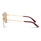 Dolce & Gabbana - Slim Sunglasses - Gold - Dolce & Gabbana Eyewear