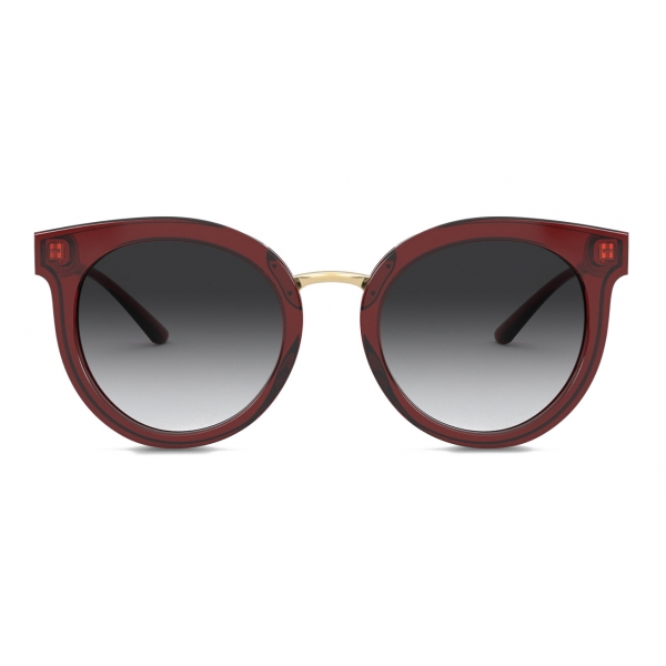 Dolce & Gabbana - Double Line Sunglasses - Burgundy - Dolce & Gabbana Eyewear
